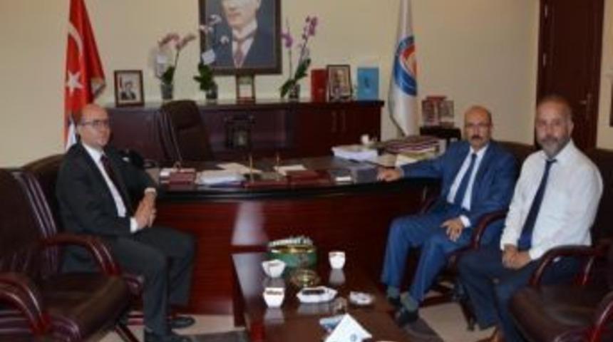 Vali Kürklü, Rektör Korkmaz’a Ziyarette Bulundu