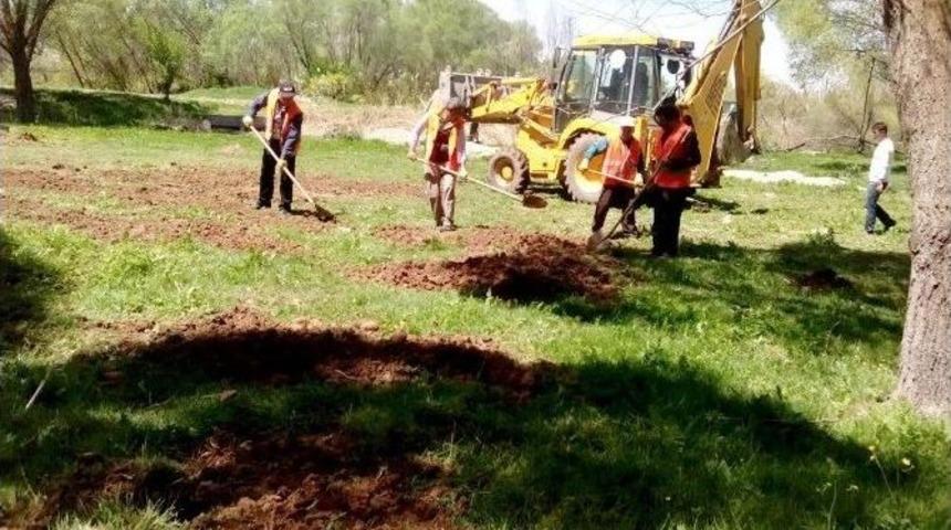 Beyşehir&rsquo;de Belediyeden Yeşil Alan Seferberliği
