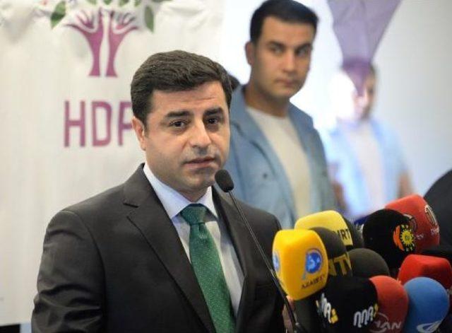 Demirtaş: Akp'nin Türkiyesi, Suriye'den Farklı Değil