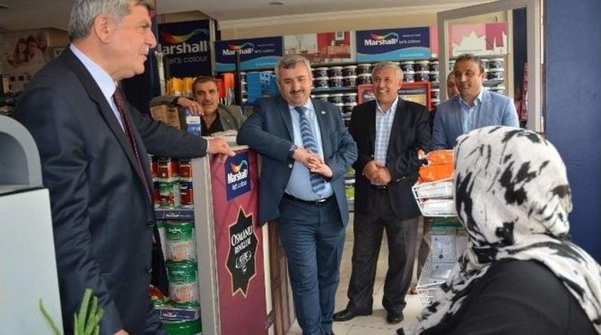 Başkanlar Hereke Esnafı İle Buluştu