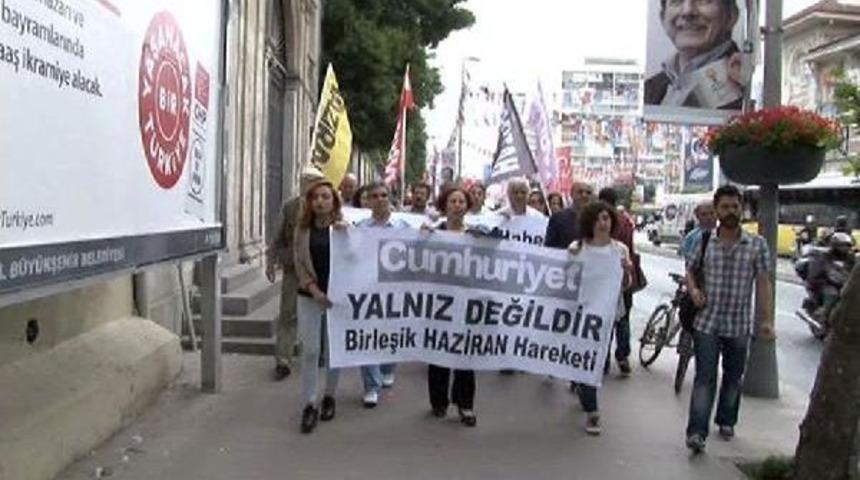 Cumhuriyet Gazetesi'ne Destek Y&uuml;r&uuml;y&uuml;ş&uuml;