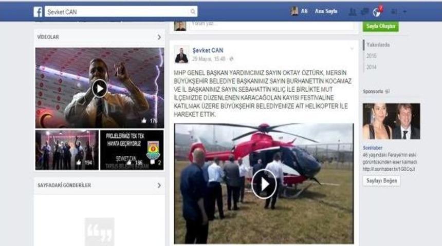 Mersin'de Tartışmalı Helikopterli Se&ccedil;im &Ccedil;alışması
