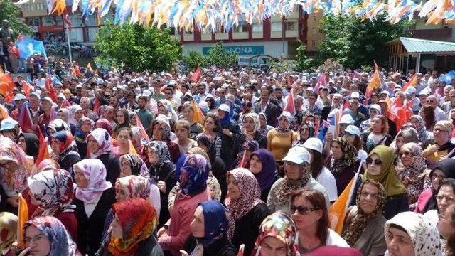 İstanbul Büyükşehir Belediye Başkanı Kadir Topbaş Hemşehrileri İle Mitingde Buluştu