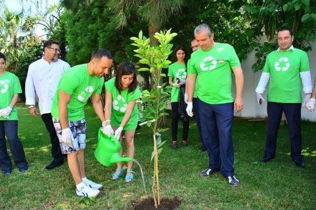 Bodrum’da 5 Haziran’da Fidanlar Dikildi, Çevre Temizliği Yapıldı 1