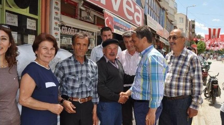Başkan Uysal Korkuteli İl&ccedil;esinde Ziyaretlerde Bulundu