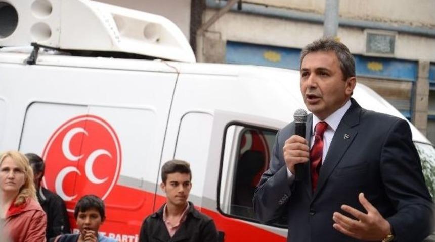 Emin &Ccedil;ınar, Ara&ccedil;, Taşk&ouml;pr&uuml; Ve &Ccedil;atalzeytin&rsquo;de Mitinge Katıldı