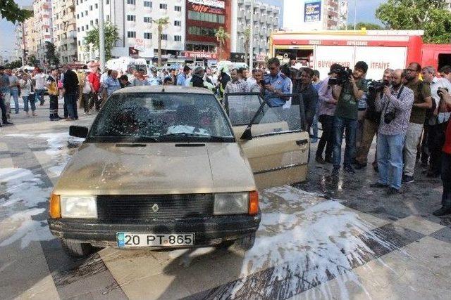 Denizli’de Kendisini Yakmaya Çalışan Kişi Son Anda Engellendi