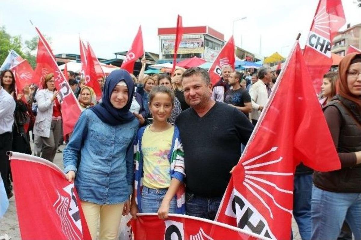 Chp Bilecik İl Başkanlığı Tarafından Osmaneli&rsquo;de Son Miting D&uuml;zenlendi