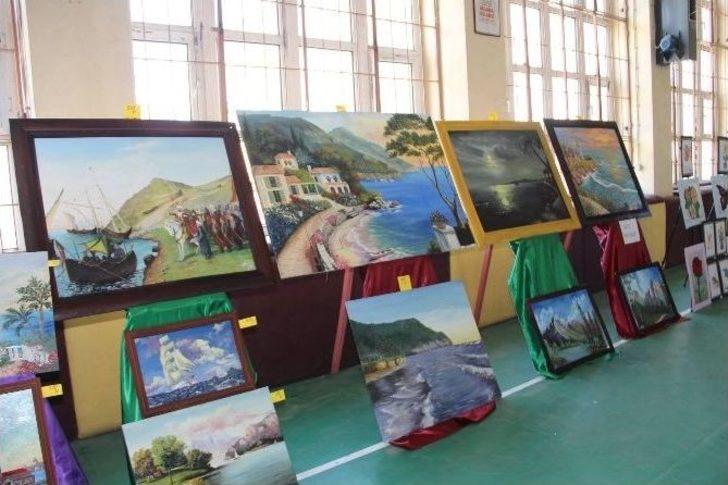 Oltu’da Okulların Yıl Sonu Resim Sergisi Açıldı G1