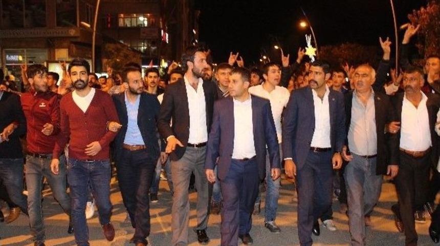 Erzurum &Uuml;lk&uuml; Ocakları&rsquo;ndan Mhp&rsquo;ye Destek Y&uuml;r&uuml;y&uuml;ş&uuml;