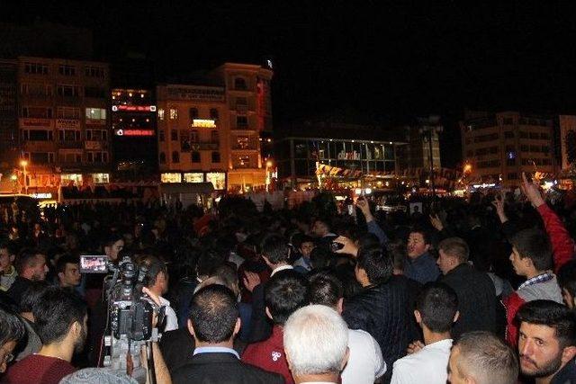 Erzurum Ülkü Ocakları’ndan Mhp’ye Destek Yürüyüşü