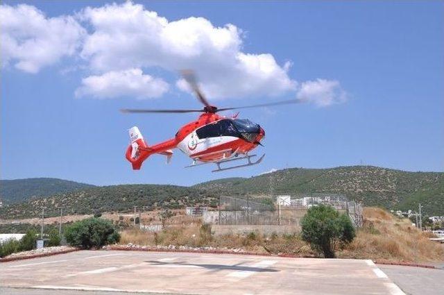 Prematüre Bebek Ambulans Helikopterle Denizli’ye Sevk Edildi