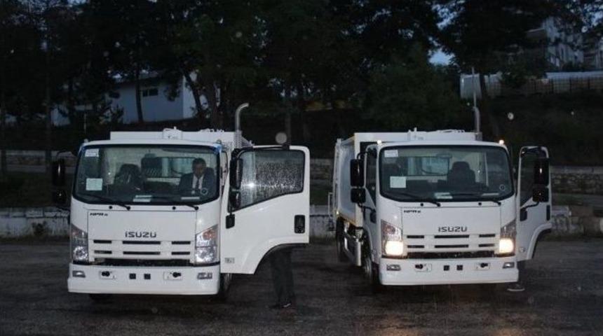 Yeni Gelen &Ccedil;&ouml;p Kamyonetleri Hizmete Girdi