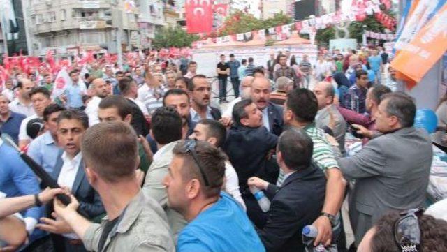 Manisa da Mhp liler Ile Ak Partililer Arasında Arbede 1