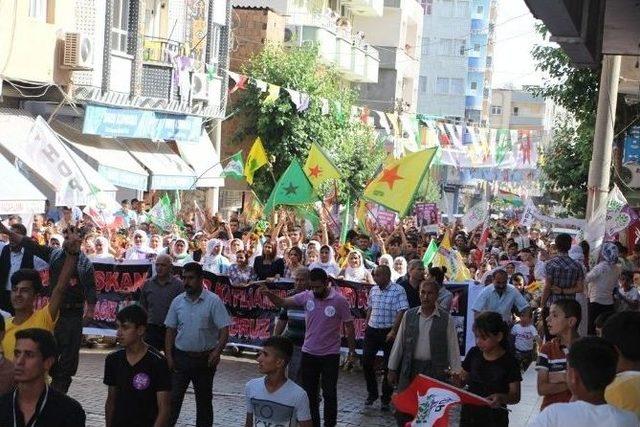 Silopi’de Diyarbakır’daki Patlamalar Protesto Edildi