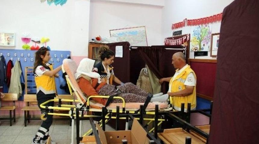 Oy Kullanmaya Ambulansla G&ouml;t&uuml;r&uuml;ld&uuml;