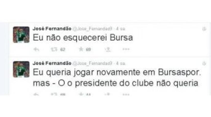 Fernandao&rsquo;dan Şok Tweet