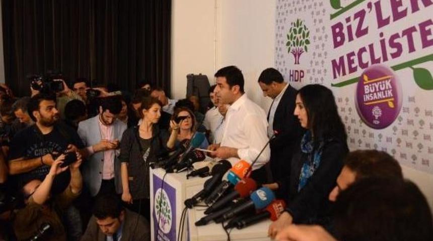 Demirtaş: Akp Ile I&ccedil;eriden Veya Dışarıdan Koalisyon Yapmayacağız