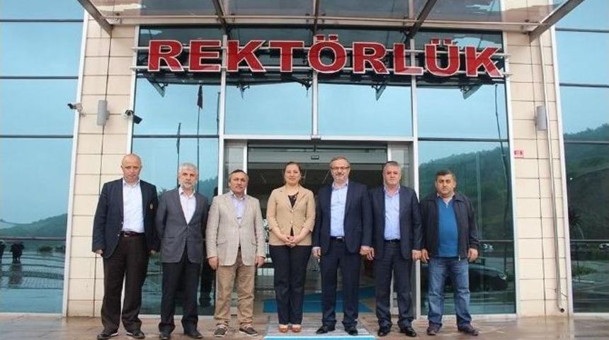 Dtso Y&ouml;netiminden Rekt&ouml;re Ziyaret