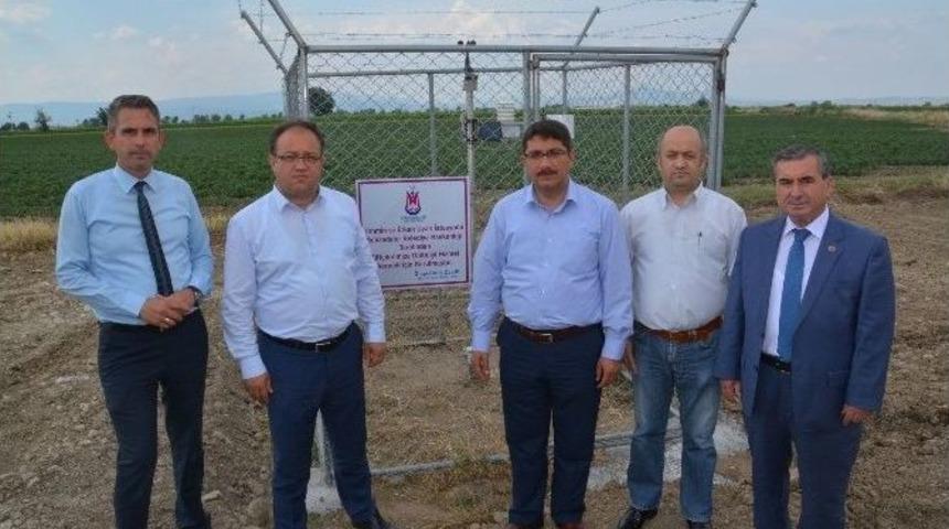 Tarım Arazilerine Erken Uyarı İstasyonu Kuruldu