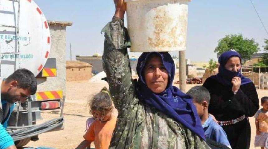 Fırtına Mağdurlarına Tankerle Su Desteği