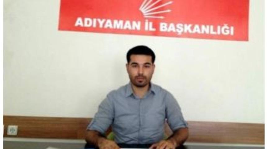 Chp Adıyaman Gen&ccedil;lik Kolları Başkanı İstifa Etti