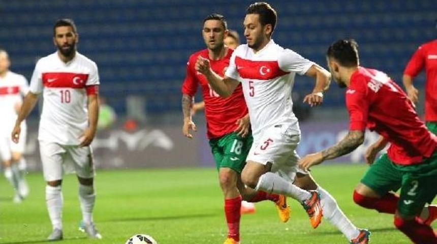 A Milli Futbol Takımı, &Ouml;zel Ma&ccedil;ta Bulgaristan'ı Farklı Yendi