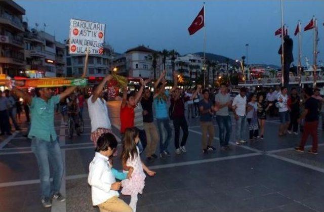 Hdp'liler Zeybek Oynayıp Halay Çekerek Kutlama Yaptı