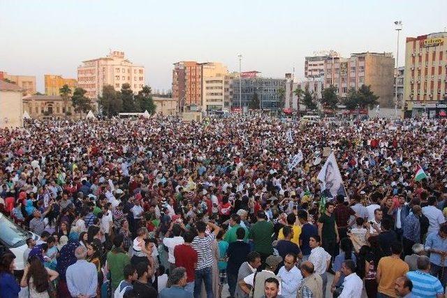 Şanlıurfa’da Hdp’nin Seçim Kutlaması