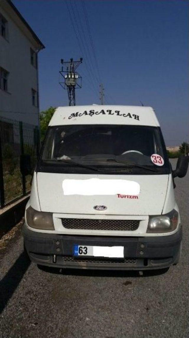 Şanlıurfa’da Çalıntı Servis Aracıyla Petrol Hırsızlığı