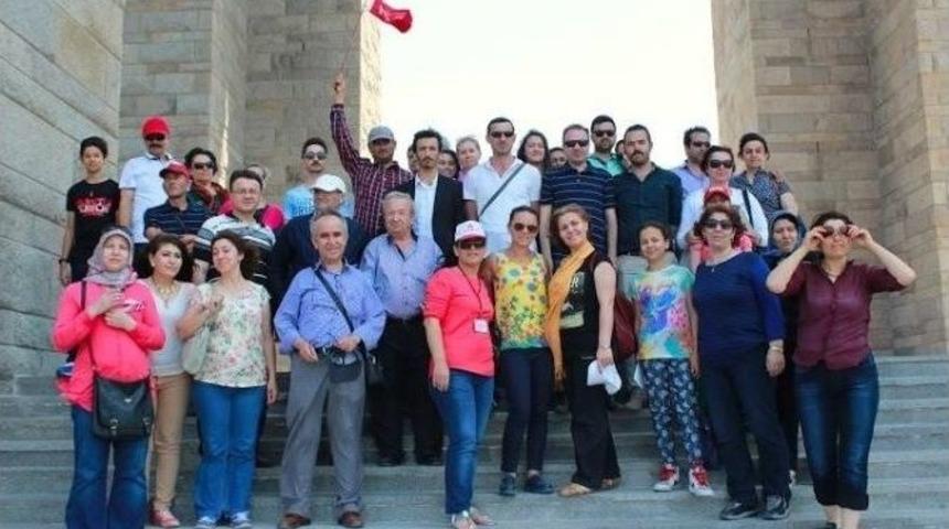 Eskişehirli &Uuml;lk&uuml;c&uuml; İş&ccedil;iler &Ccedil;anakkale Gezisinde