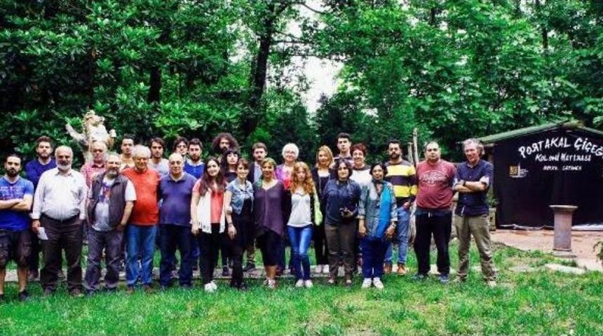 Portakal &Ccedil;i&ccedil;eği Sanat Kolonisi'nin 7'ncisi Sapanca Doğapark'ta Başladı