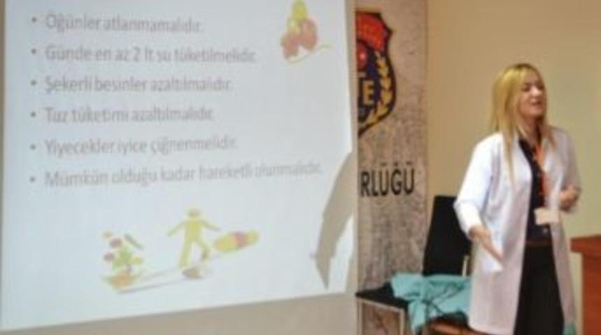 Tutuklulara Y&ouml;nelik Sağlıklı Beslenme Semineri D&uuml;zenlendi