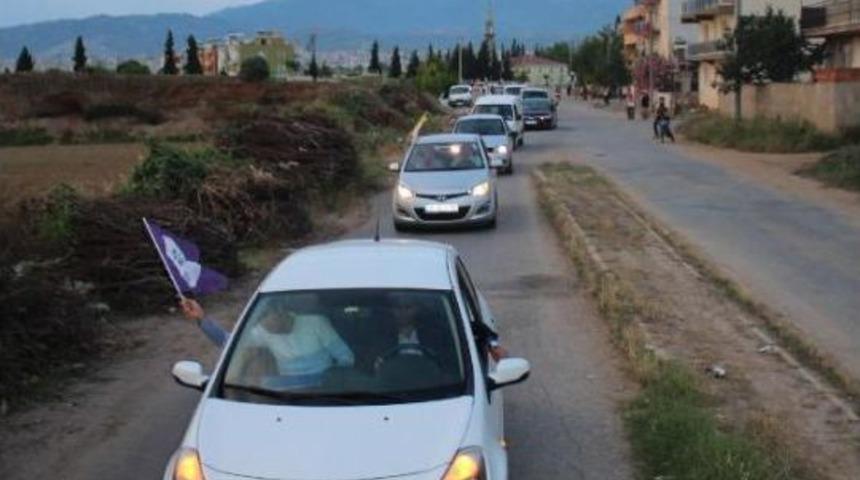 Aydın'da Hdp'lilerden Kutlama