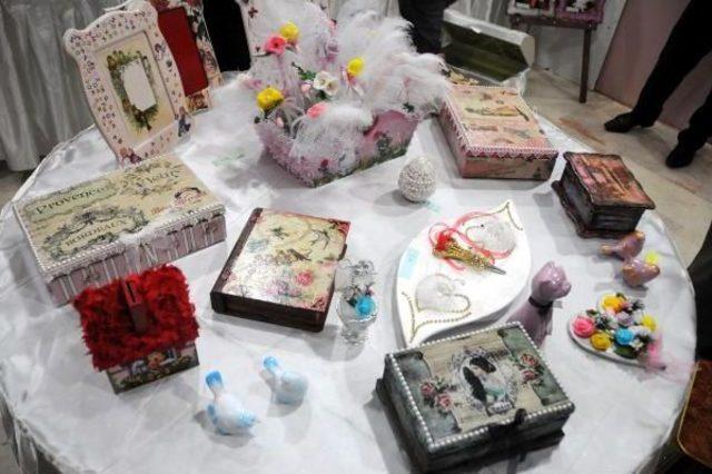 Gaziantep&rsquo;Te Psikiyatri Hastalarından El Işi Sergisi 3