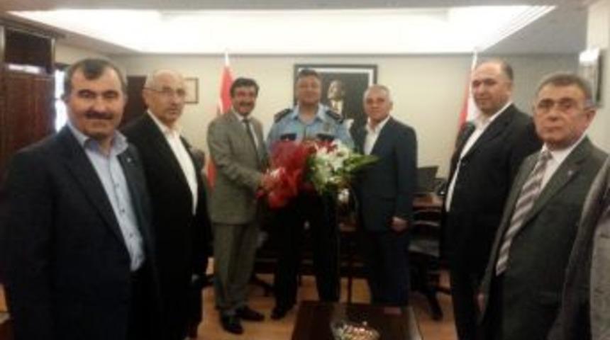 Borsa Y&ouml;neticileri&rsquo;nden Emniyet M&uuml;d&uuml;r&uuml; Kolcu&rsquo;ya Ziyaret