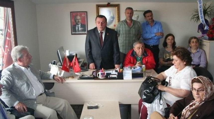 Pekşen&rsquo;den Chp İl&ccedil;e Teşkilatlarına Teşekk&uuml;r Ziyareti