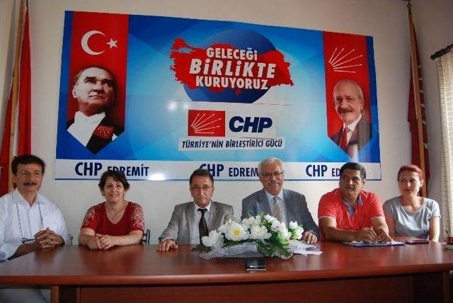 Chp Edremit’te Seçim Sonuçlarını Değerlendirdi