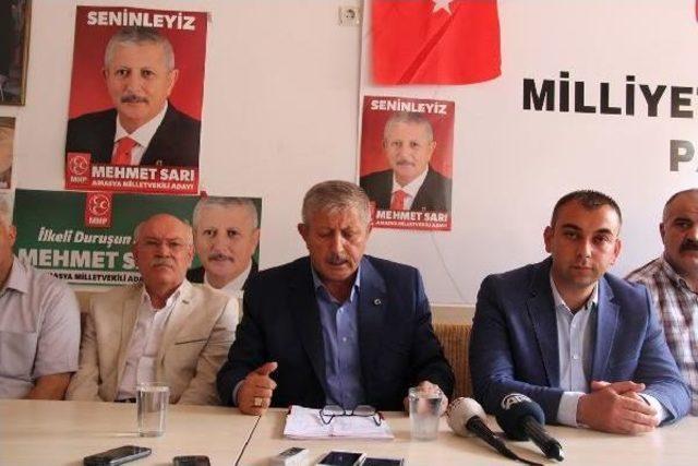 Mhp Amasya'da Seçim Sonucuna Itiraz Etti