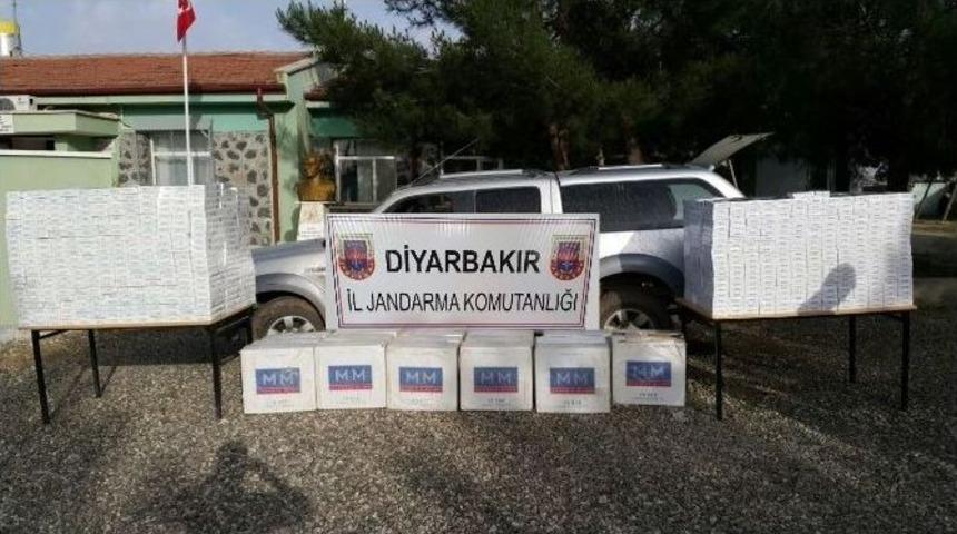 Diyarbakır&rsquo;da 95 Bin Tl Değerinde Ka&ccedil;ak Sigara Ele Ge&ccedil;irildi