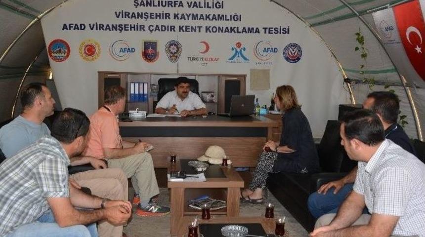 Viranşehir De Amerika T&uuml;rk Koalisyonu Başkanı&rsquo;ndan &Ccedil;adırkente Ziyaret