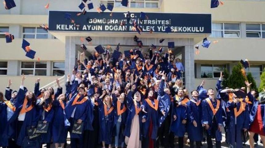 Kelkit Aydın Doğan Meslek Y&uuml;ksekokulu&rsquo;Nda Mezuniyet Coşkusu