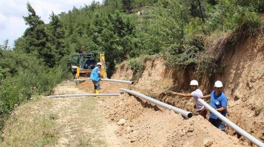 Bozdoğan&rsquo;da Alt Yapı &Ccedil;alışmaları Hızla S&uuml;r&uuml;yor