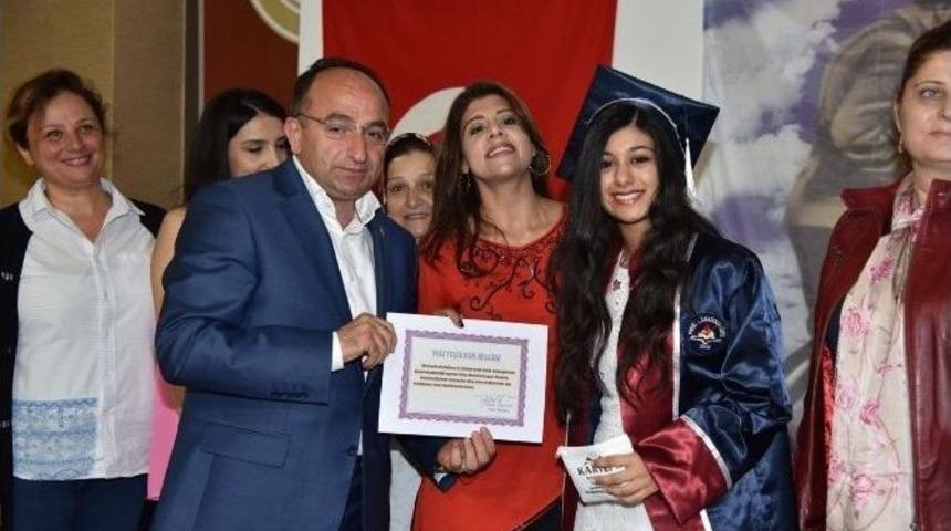 &Uuml;z&uuml;lmez&rsquo;e Pirelli Anadolu Lisesi&rsquo;nden Plaket
