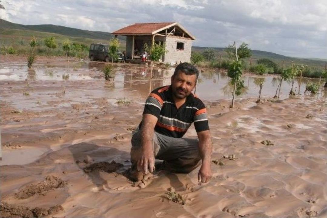 Yozgat&rsquo;ta Dolu Ekili Alanlara Zarar Verdi