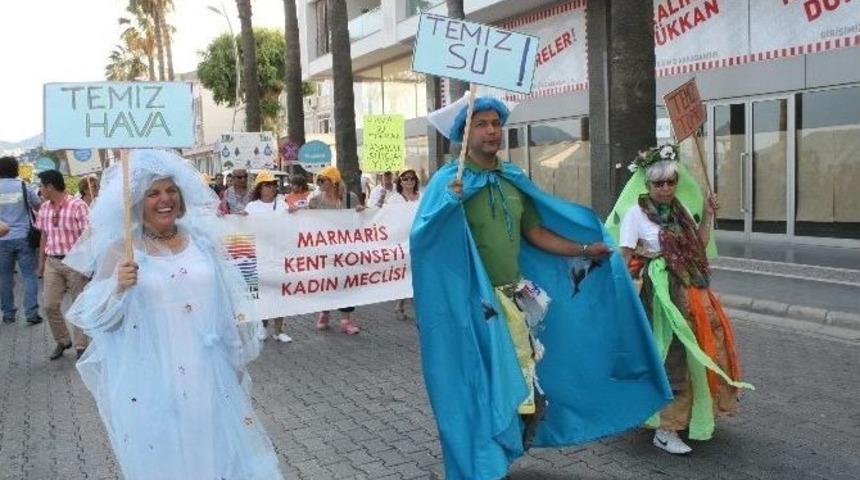 Marmaris&rsquo;te Doğaya Saygı Y&uuml;r&uuml;y&uuml;ş&uuml;