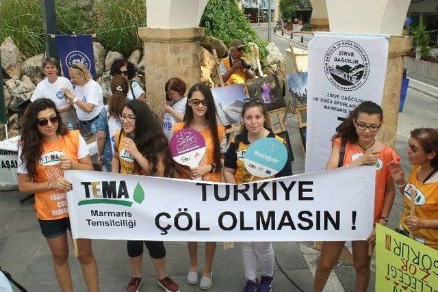 Marmaris’te Doğaya Saygı Yürüyüşü