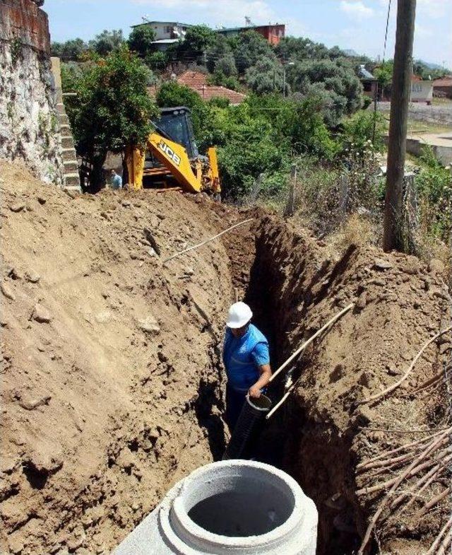 Sultanhisar’da Alt Yapı Çalışmaları Devam Ediyor