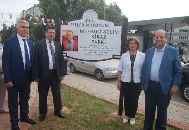 Efeler Belediyesi İsimleri Parklarda Yaşatıyor