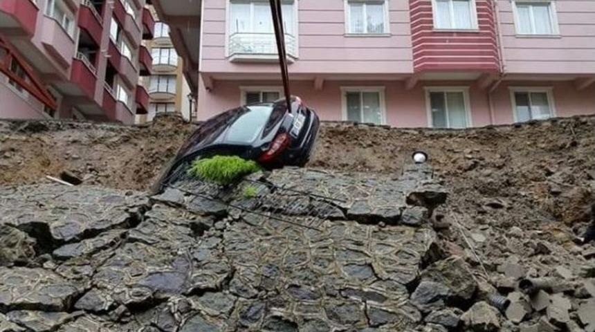 Trabzon&rsquo;da Heyelan